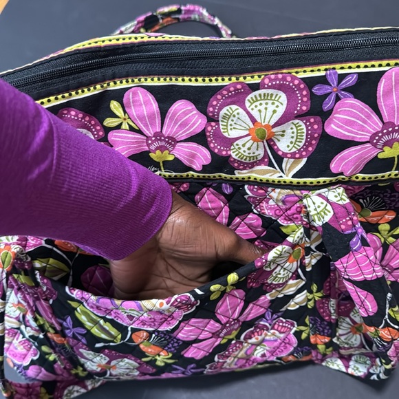 Vera Bradley Pirouette Pink Grand Travel Tote Bag - Picture 12 of 17